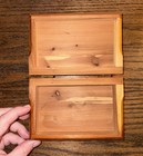 Vintage 1970s Six Flags Over Mid-america Cedar Box J b  Deere Cedarcraft 15-1625
