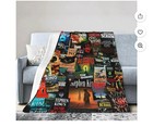 New Stephen King Full Collection Collage Fleece Throw Blanket  50x60  