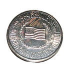 Vintage 1964 Beatles Commemorative Coin Circulated Condition Worn Collectible