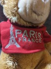 12  Keel Toys Paris France Teddy Bear Plush Heart Love Eiffel Tower Red Hoodie
