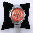 Men New Bulova Classic Orange Marine Star Stainless Steel 96b395 Watch  100mm 