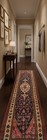 Handmade Plum Tribal Floral Design Oriental Runner Rug Home Decor Carpet 3x10 Ft