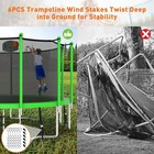 1500lbs Trampoline For Adults kids  Safety Net  Basketball Hoop   Ladder