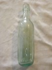 Vintage  Old Antique 1800s Round Bottom Green Soda Bottle