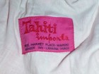 Vtg 60s 70s Tahiti Imports Hawaiian Cotton Bikini Swimsuit Orange Pink Sz S