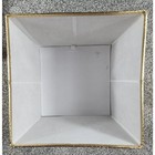 Storage Cubes 11 Inch Foldable Fabric Dual Handles Closet Baskets Set Of 4 Gold