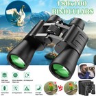 180x100 Hd Military Zoom Powerful Binoculars Day low Night Optics Hunting   Case