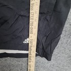 Adidas Windbreaker Boys Size L 14 16 Black Full Zip Hooded Mesh Lined