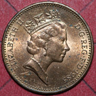 Great Britain   1985  One Penny Crown Portcullis-   Foreign Coin  20 23mm