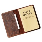 Handmade Vintage Leather Journal Cover For Field Notes   Moleskine Cahier - Fits