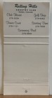 Rolling Hills Country Club Golden Co Colorado Vintage Matchbook Cover