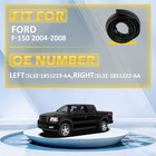 Pair Fit Ford F-150 2004-2008 Cab Roof Rubber Molding Trims Lh   Rh Weatherstrip