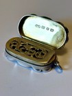 Victorian Silver Gilt Vinaigrette Bham 1897 Deakin Francis Diamond Jubilee Year