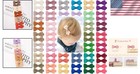 70pcs Baby Girls Multi-color Hair Clips - Adorable 2  Bows For Infants