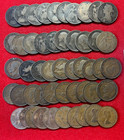 P25 G  Britain  Penny 10 Of Each  Victoria Edward Vii George V   Vi Elizabeth Ii