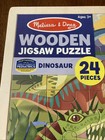 Melissa   Doug 24-piece Fresh Start  dinosaurs  Wooden Jigsaw Puzzle New sealed