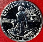 1977 Haiti 50 Gourdes  64 Oz Silver Proof-like Bu  human Rights  Mint 800 Coins 