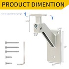 Handrails Kit For Indoor Outdoor Stairs   modern 11 Ft Anodized Shiny Silver