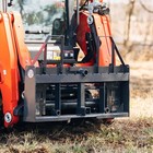 Titan Attachments Usa Made Standard Series Step-through Pallet Fork Frame  Grey