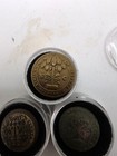 South Carolina Confederare Us Civil War Buttons Lot Of 3 One Gilded 
