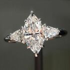 8 Ct Certified Marquise Cut Natural Diamond Engagement Ring Great Shine   Luster