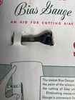 Vintage Singer Bias Gauge In Original Package  Blackside Finish