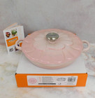 Le Creuset Signature Cast Iron 2 25 Quart Petal Braiser  Shell Pink - New