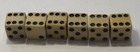 Three Pair Butterscotch Bakelite 1 2    Vintage Dice  tested 