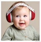Baby Earmuffs Hearing Protection 25db Noise Reduction Kids Toddlers Red Mushroom