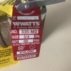 Watts 3 4 335m2-030 30 Psi Boiler Safety Pressure Relief Valve 3 4  Fnpt Bronze