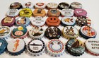 100 Mixed Beer Bottle Caps    no Repeats    Zero Defects Crimped  Used