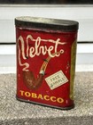 Vintage Advertising Empty Velvet Sample Vertical Pocket Tobacco Tin Scarce