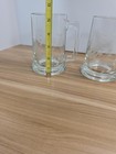 Set Of 2 Etched Clipper Ship Glass Beer Mugs Nautical Sailing Steins