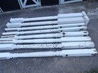Eight Antique 1899 Farmhouse 96  Turned Porch Half Posts Columns Central Pa 