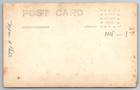 Rppc C1910s Antique Mother And Baby Portrait Victorian Porch Postcard