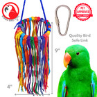 Bonka Bird Toys 51213 Large Aglet Heaven Chew Tug Pull Preen Parrot Cage Toy Pet