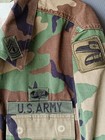 Vtg Desert Storm Jacket Usa Army Military Woodland Camouflage Medium Short