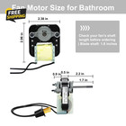 Bathroom Exhaust Fan Motor Kit 120v 50cfm Fits Broan Nutone W blower Wheel