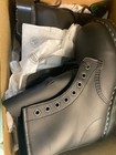 Solovair 8 Eye Derby Boot In Black Greasy