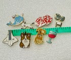 Fun Pop Culture Lapel Pin Lot    85  Pins  Sayings Animals Fantasy Cats Dogs  