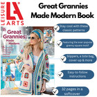 Leisure Arts Great Grannies made Modern Book  Granny Square Crochet Book 