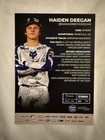 Haiden Deegan signed 2026 double-sided trading Card bonus  Souvenir Yearbooks 