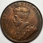 1920 Canadian Large Cent Edward Vii Copper Coin Great Details