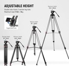 Neewer - Tp74 - 74  Pro Video Tripod With Fluid Head - New