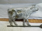 Bull Weather Vane Arrow Farm Barn Flying Cow Folk Art Lightning Rod Steer