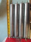 Lot Of 4 Conveyor Rollers 1 4  Round Axle 1-1 4  X 10  Eg10 S16