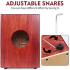 12  Cajon Box Drum Wooden Percussion Box With Internal Adjustable Snares Betu   