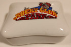 Vintage Rocky Glen Amusement Park Moosic Pa  Ceramic Trinket Dish Souvenir Prize