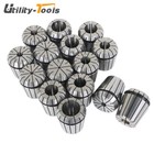 17pcs Mt3 Er-40 Set Spring Collet Chuck Set For Milling And Drilling Application
