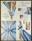 Rare Vintage 1997 Serenade In Satin Barbie Couture Collection Poster    16 X 22   